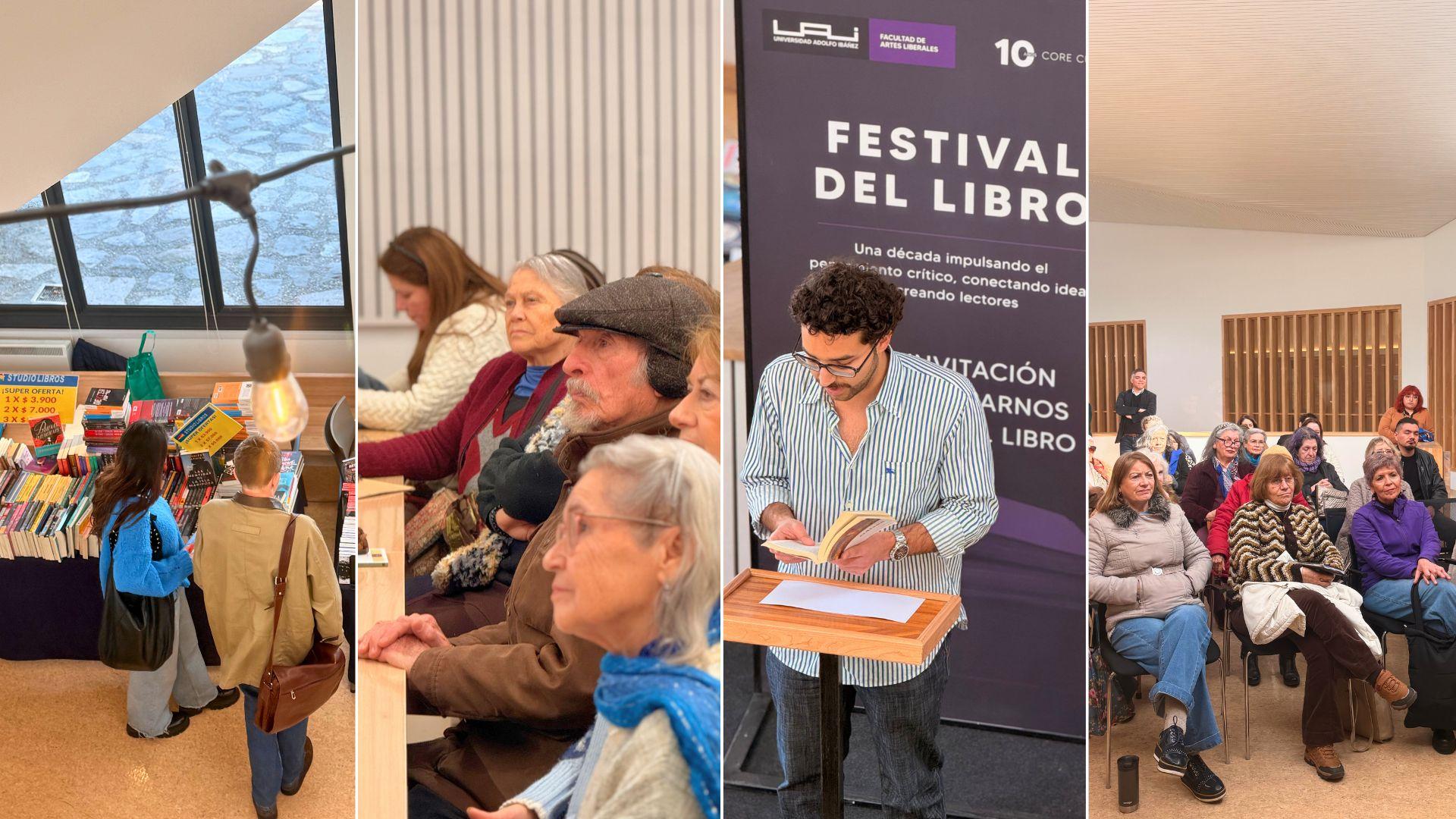 Festival del Libro UAI convocó a lectores de distintas generaciones en Peñalolén Festival del Libro UAI convocó a lectores de distintas generaciones en Peñalolén