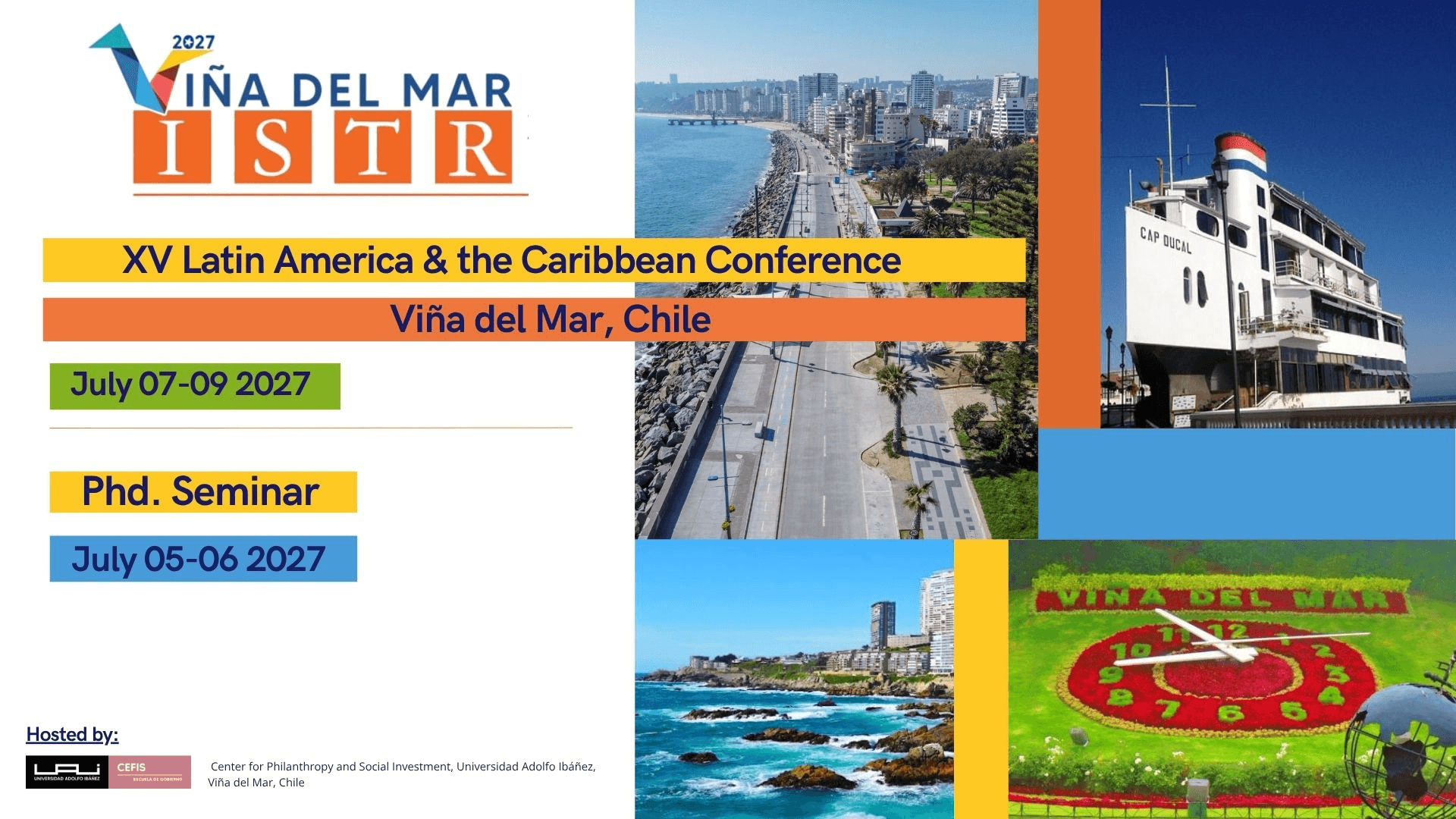 CEFIS UAI será sede de la XV Conferencia Regional para América Latina y el Caribe de ISTR en 2027 CEFIS UAI será sede de la XV Conferencia Regional para América Latina y el Caribe de ISTR en 2027