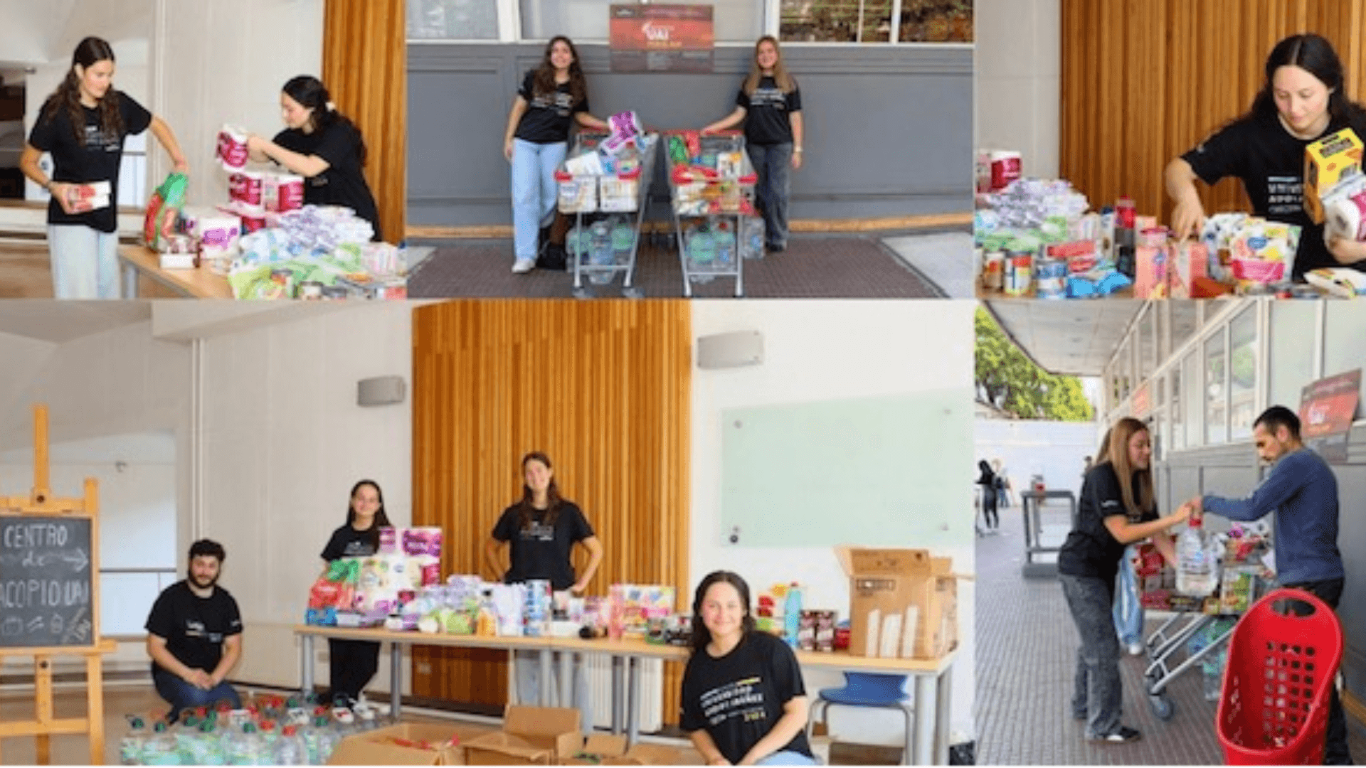 #SomosUAI por el Sur: estudiantes del Campus Viña del Mar se organizan ante emergencia