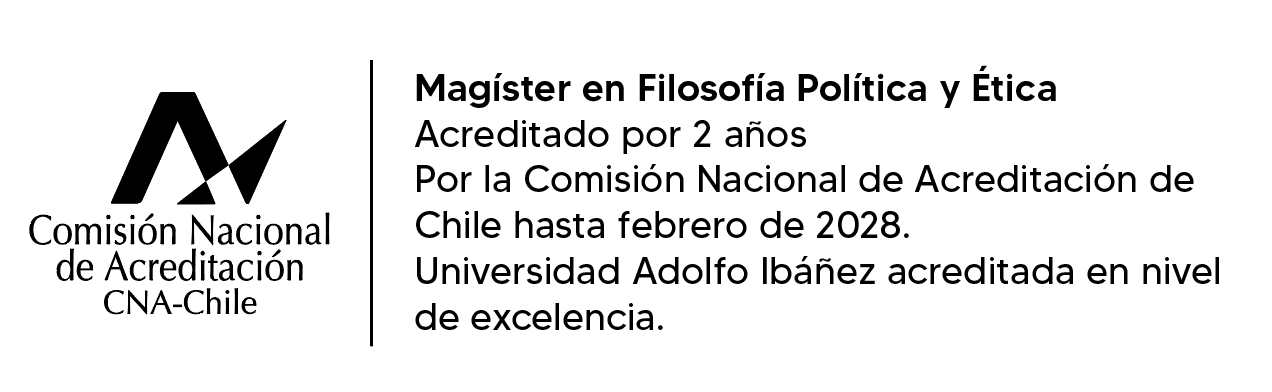 Magíster en Filosofía Política y Ética 