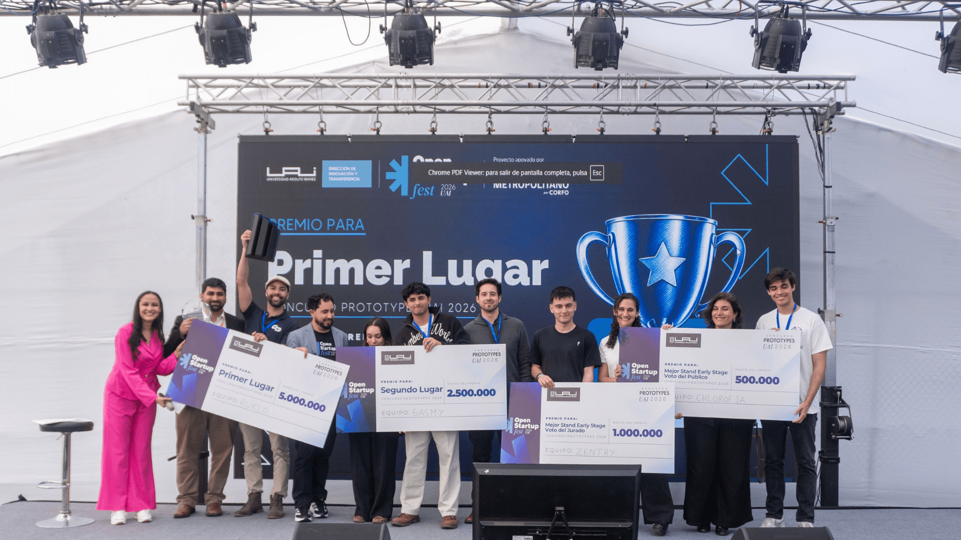 Open Startup Fest UAI reunió a emprendedores y premió proyectos innovadores Open Startup Fest UAI reunió a emprendedores y premió proyectos innovadores