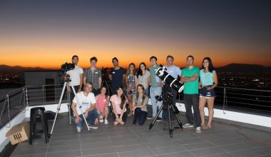 Taller de astronomía para alumnos UAI